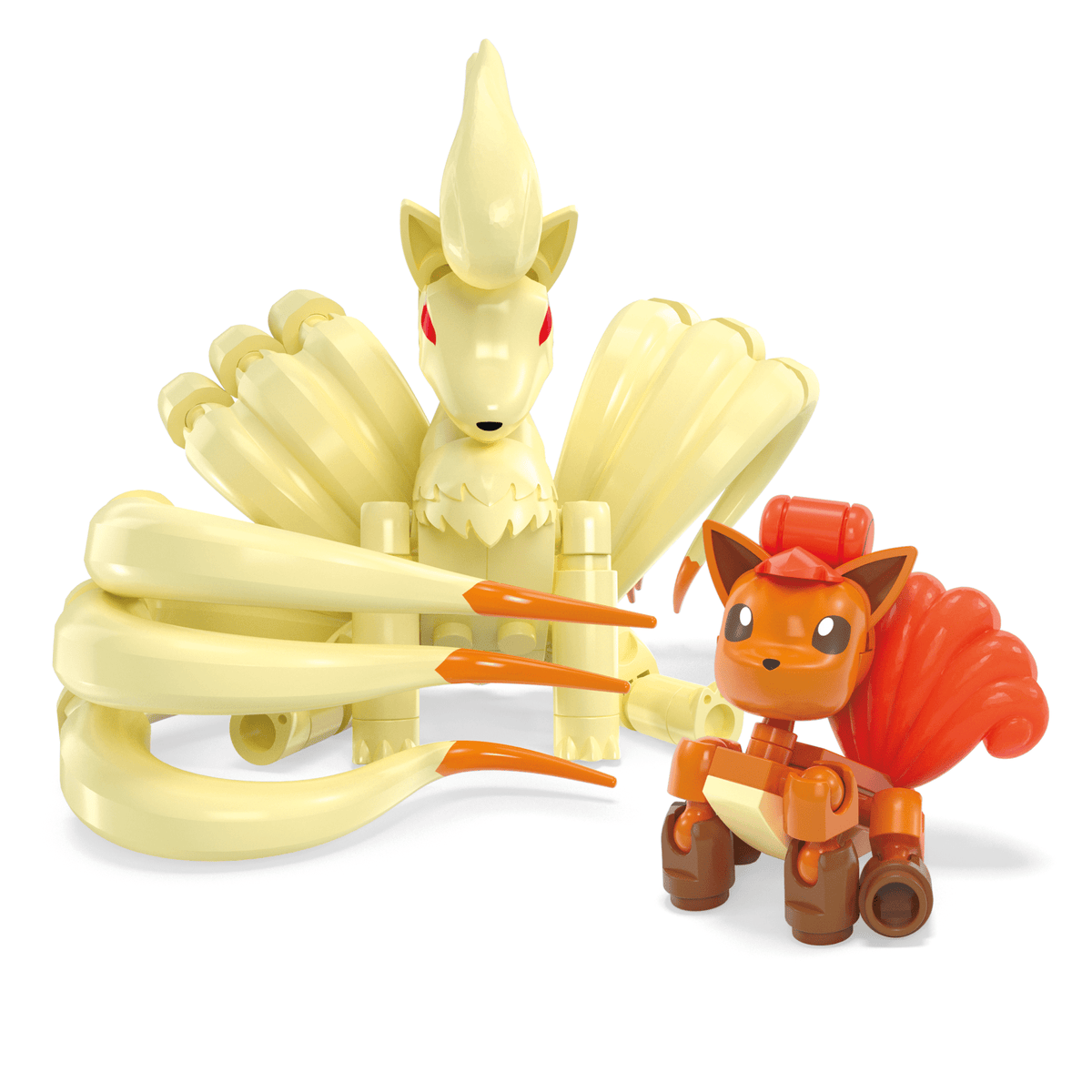 MEGA Pokémon Vulpix EVolution Set (145 Pieces) With 2 Poseable Action Figures For Kids