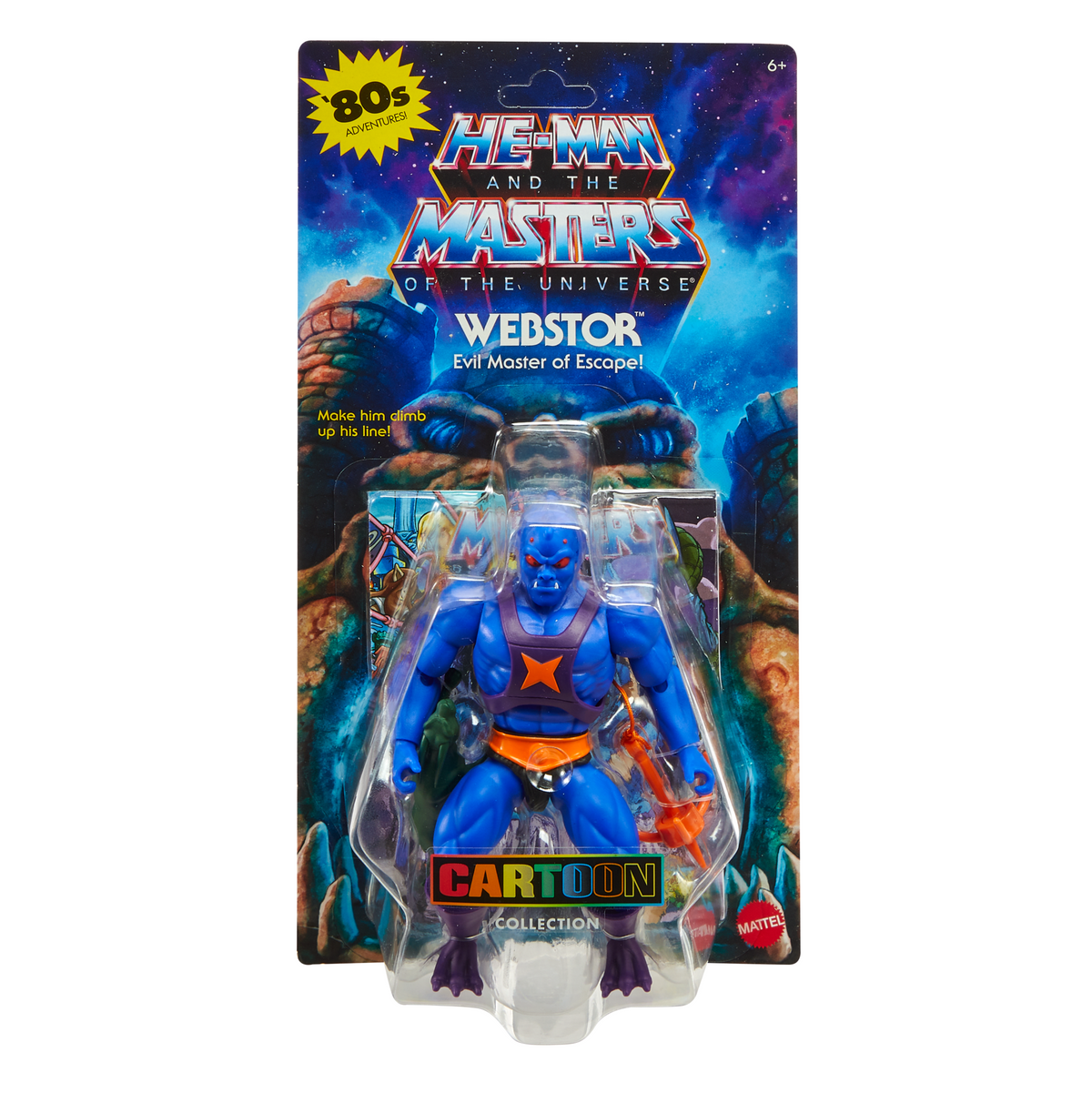 Masters Of The Universe Origins Cartoon Collection Webstor, MOTU 5.5 Inch Action Figure Toy