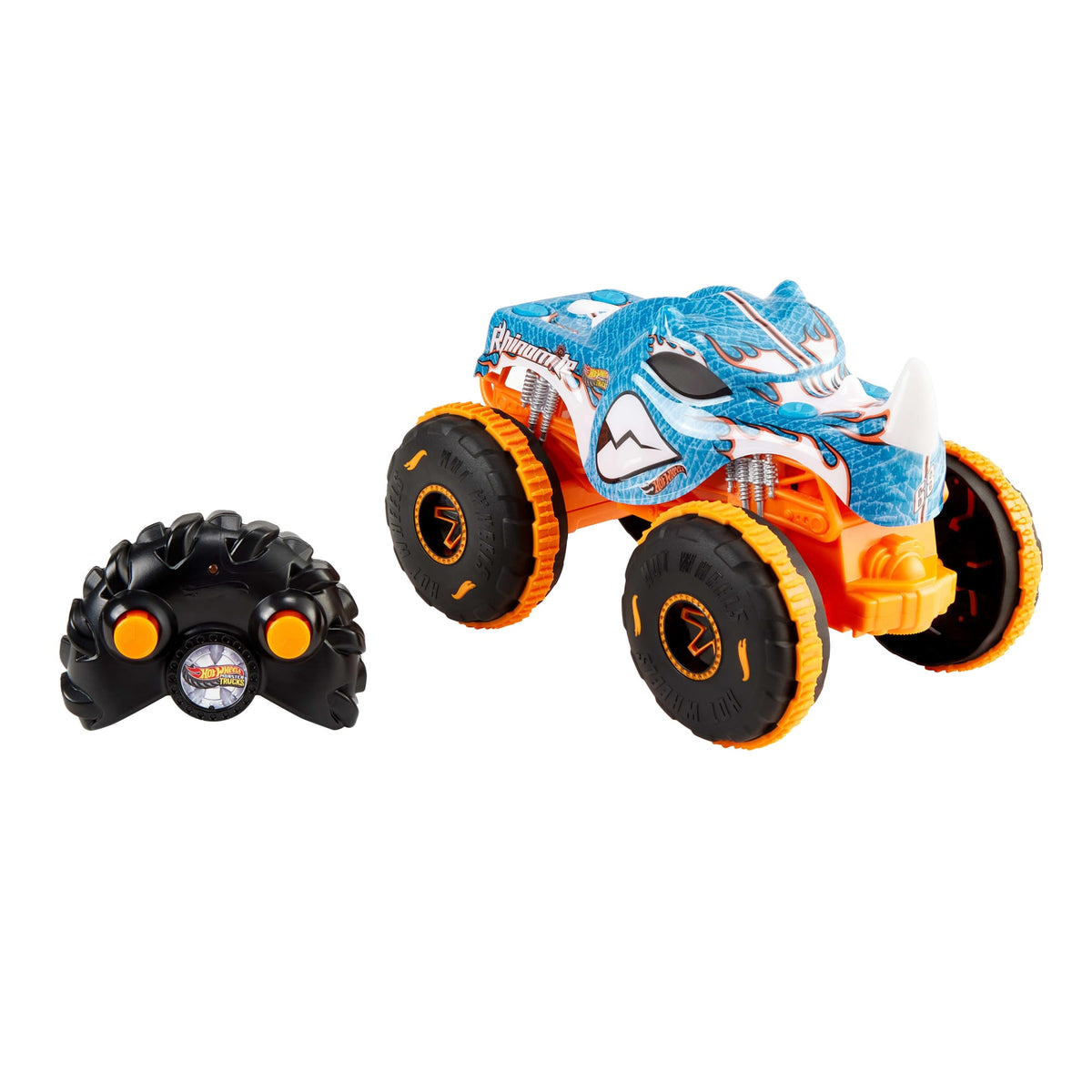 Hot Wheel  Monster Trucks  Échelle1:24  Rhinomite Rc, à Piles