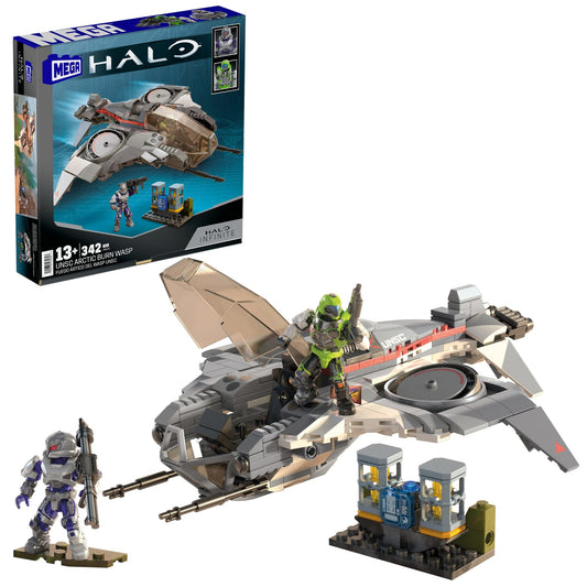 MEGA Halo UNSC Arctic Burn Wasp Building Toy Kits (342 Pieces) For Adults