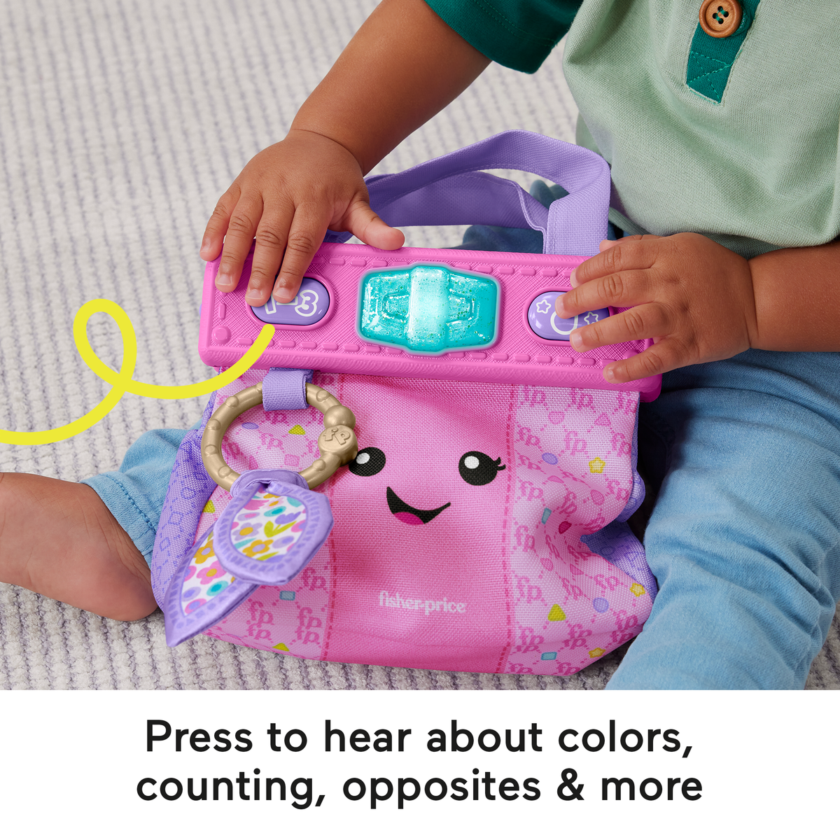 Fisher-Price Laugh & Learn Going Places Learning Purse Baby & Toddler Toy Bag & Accessories