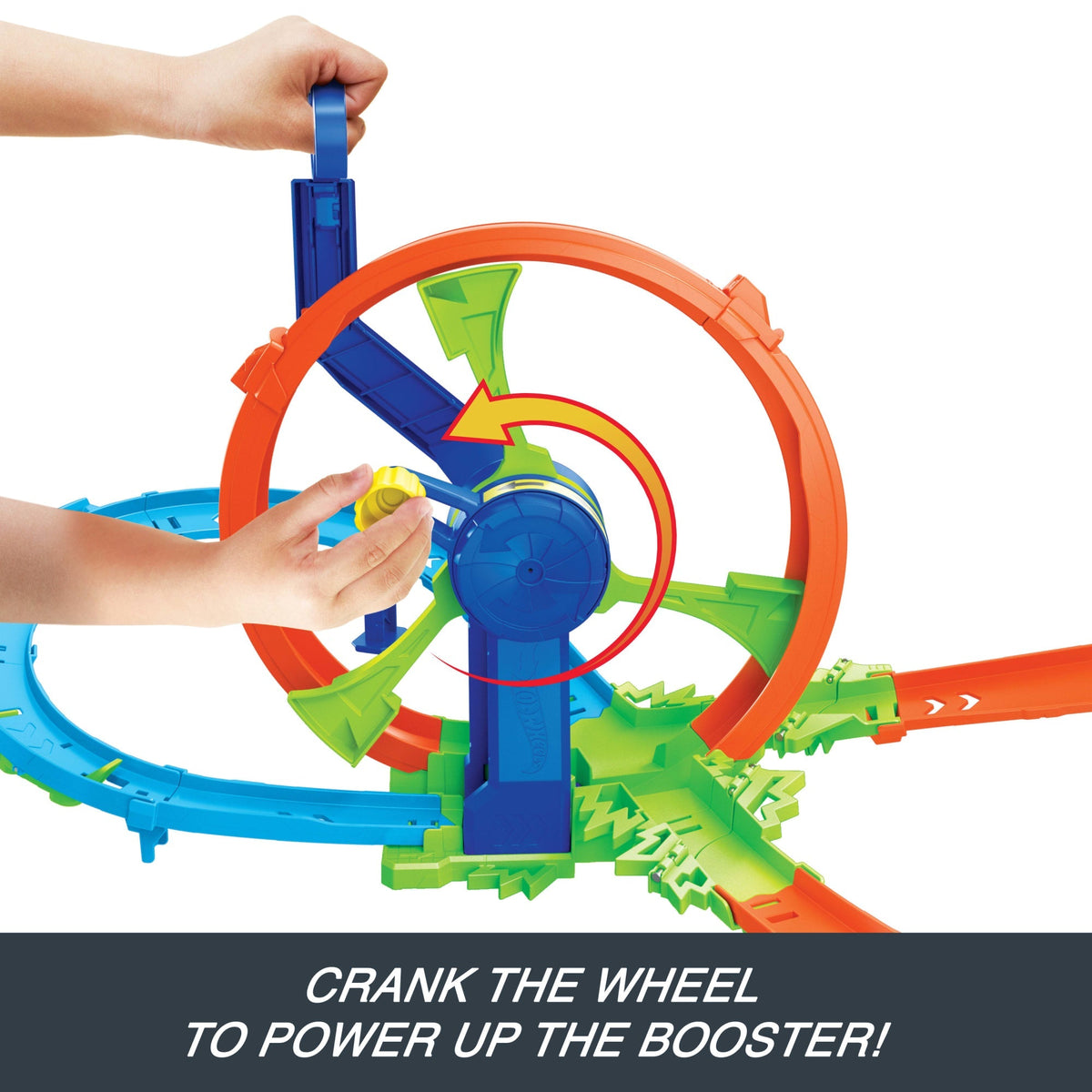 Hot Wheels Rapid Launch & Loop Playset With 1:64 Scale Die-Cast Toy Car, Crash & Track Set