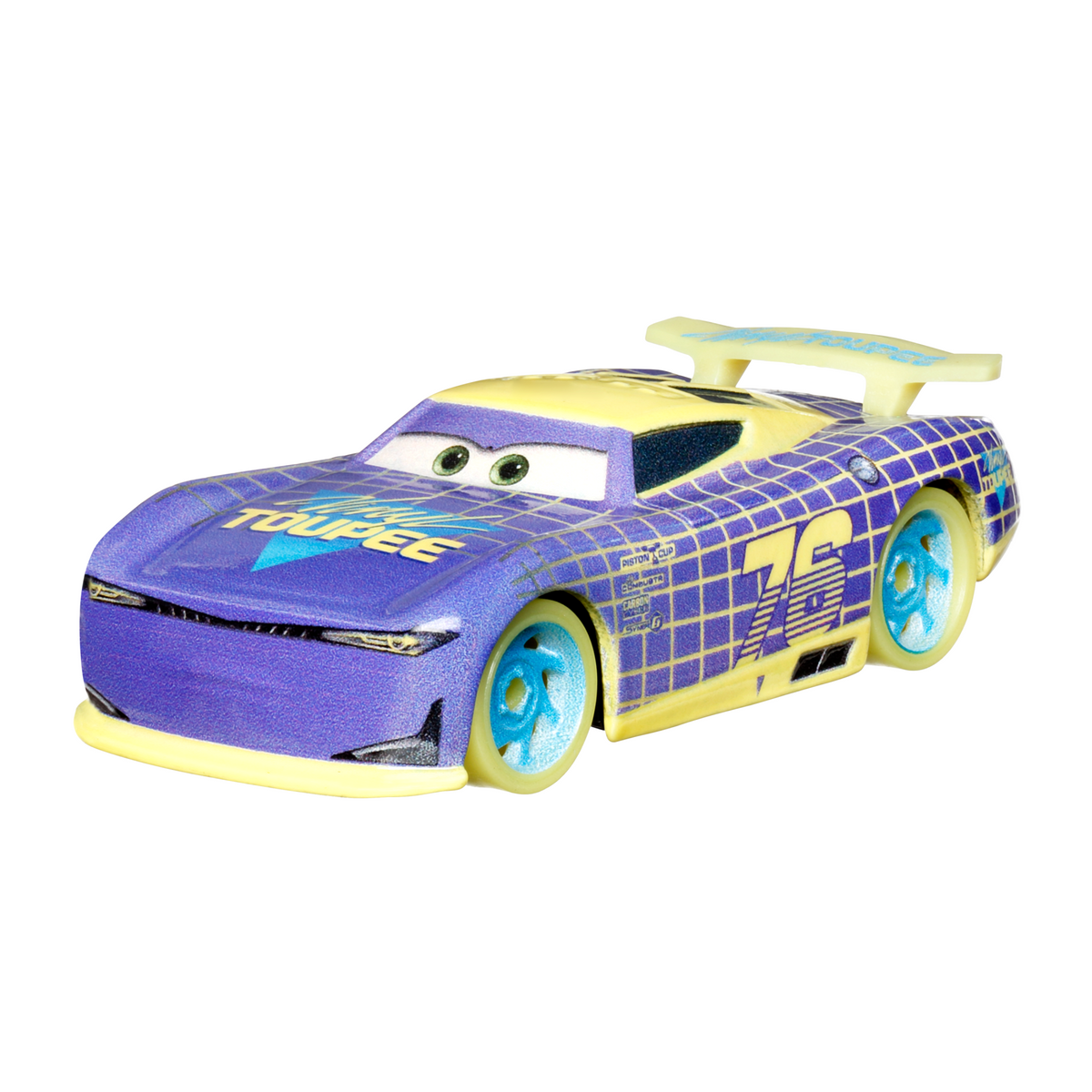 Disney And Pixar Cars Glow Racers Vehicles, Glow-in-The-Dark 1:55 Scale Die-Cast Toy Cars