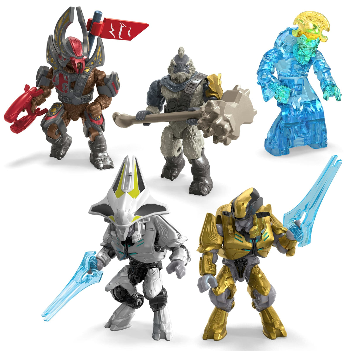 MEGA Halo 2 Character Pack Collectors Building Kit (339 Pieces)