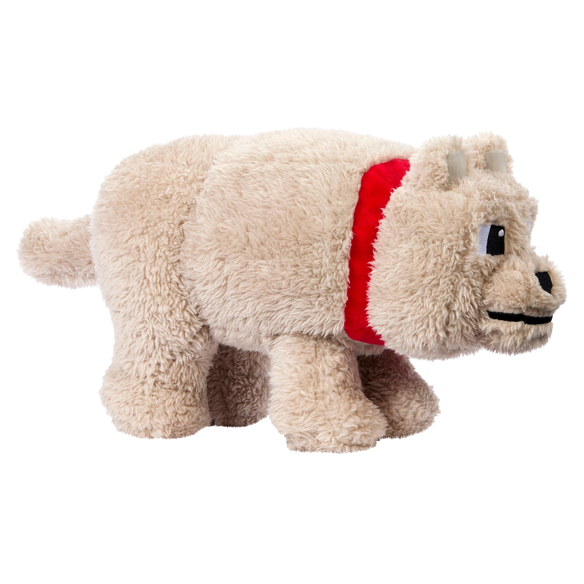 Minecraft Dennis The Wolf Plush Toy, 8-inch Collectible Soft Doll inspired By A Minecraft Movie
