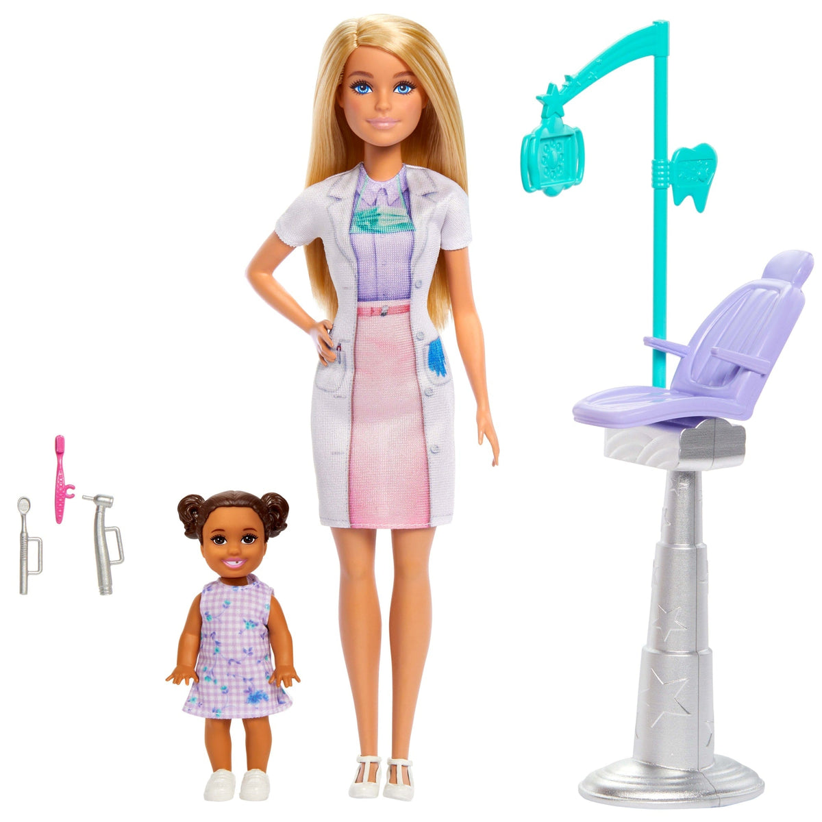 Barbie  Poupées  Poupée Mode dentiste, Poupée enfant, Accessoires