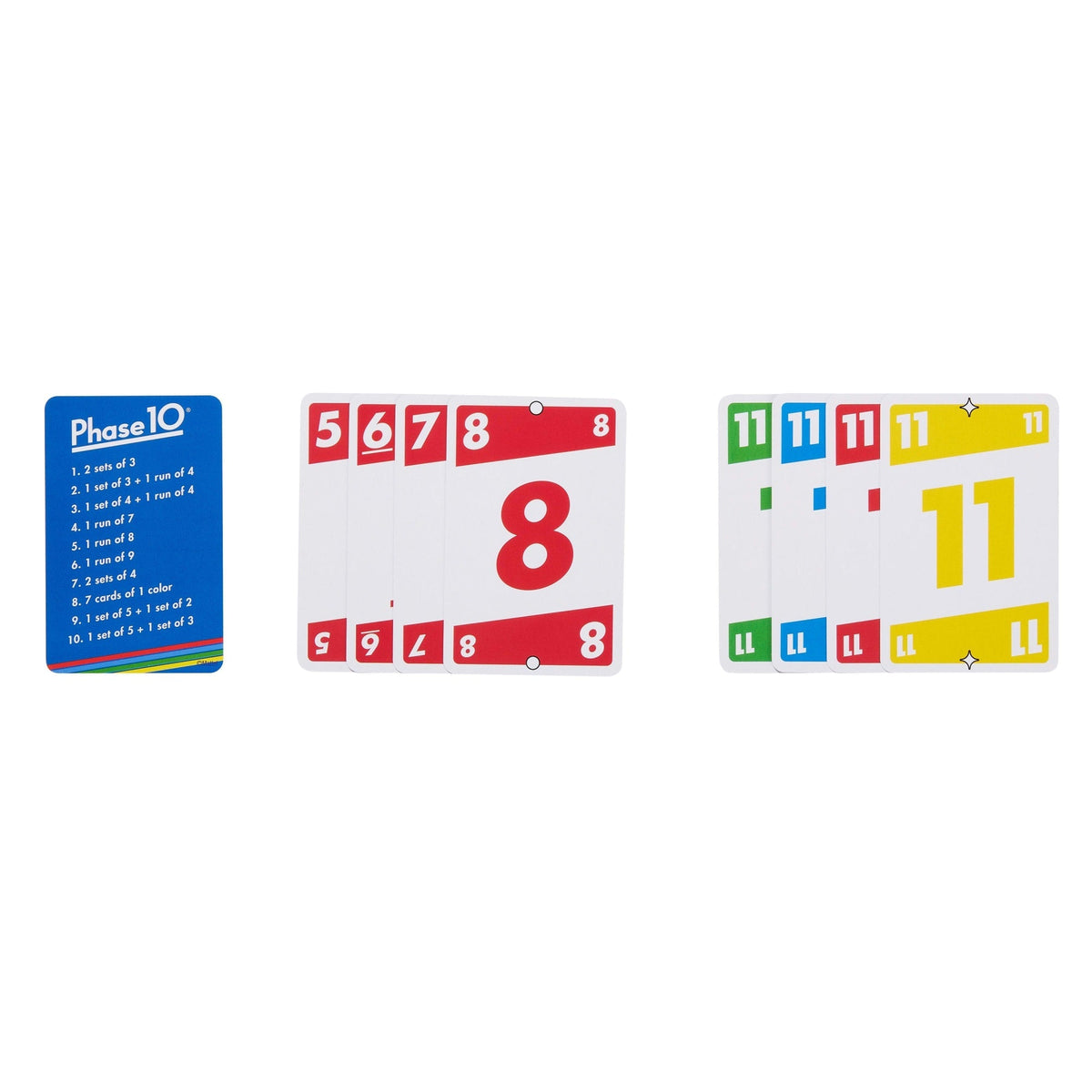 Mattel Games Juego de Cartas Phase 10