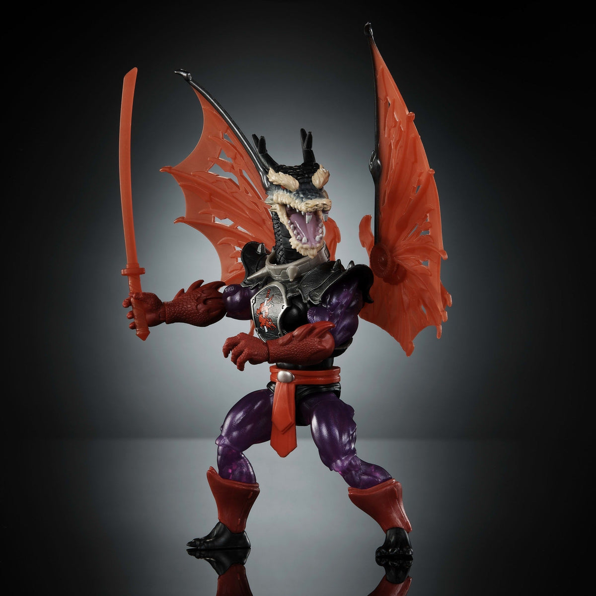Masters Of Universe Origins Turtles Of Grayskull Ninjor Action Figure, Tmnt MOTU Reptile Wars Toy