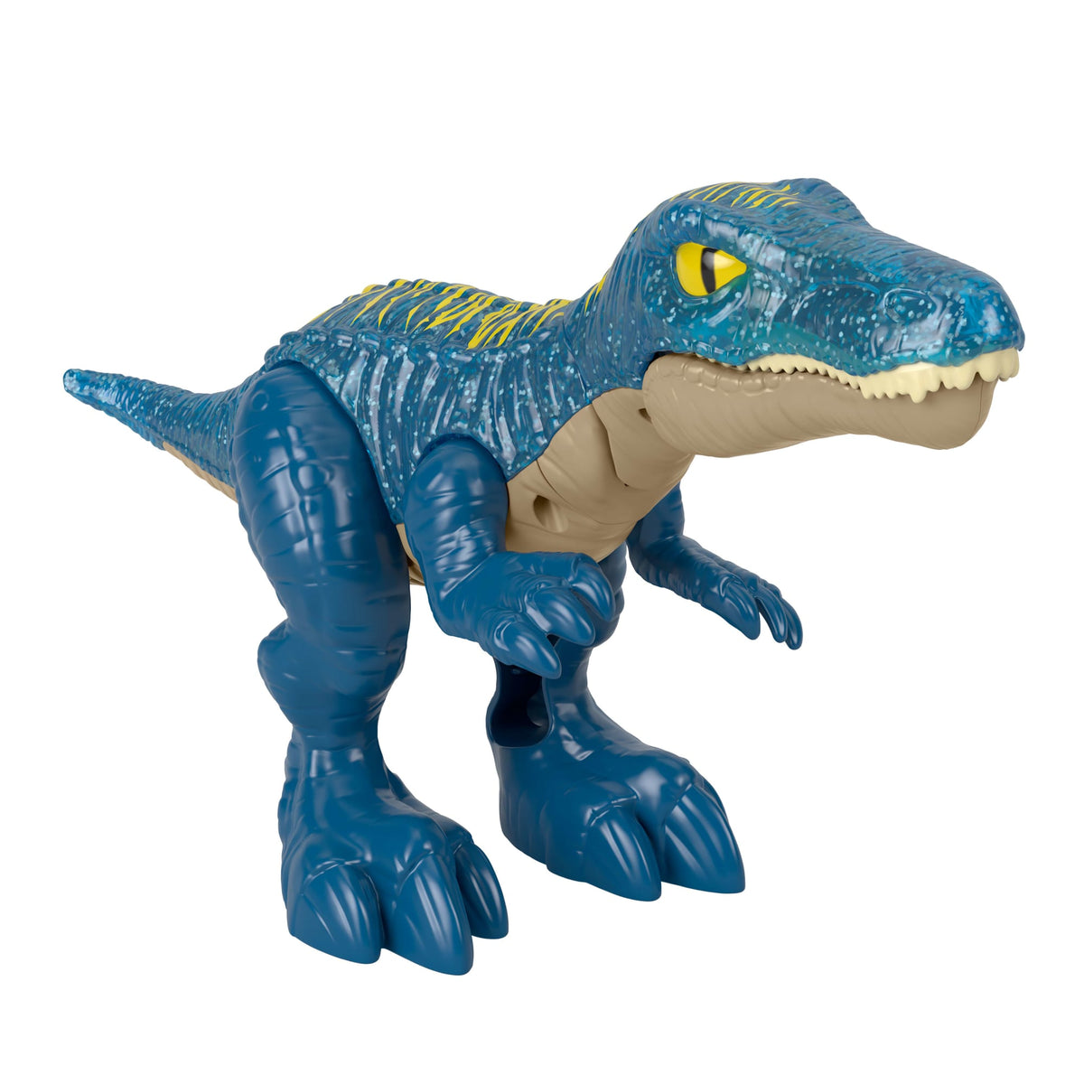 Imaginext Jurassic World Growl & Glow Baryonyx Dinosaur Toy With Lights Sounds & Chomping Action